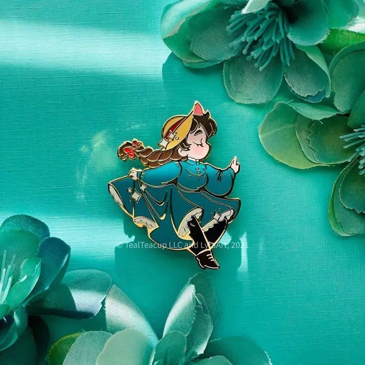 TealxLyra Collab Day Pin Enamel Pin Set