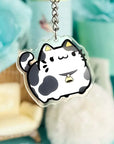 ChonkCat Cow Charm Keychain