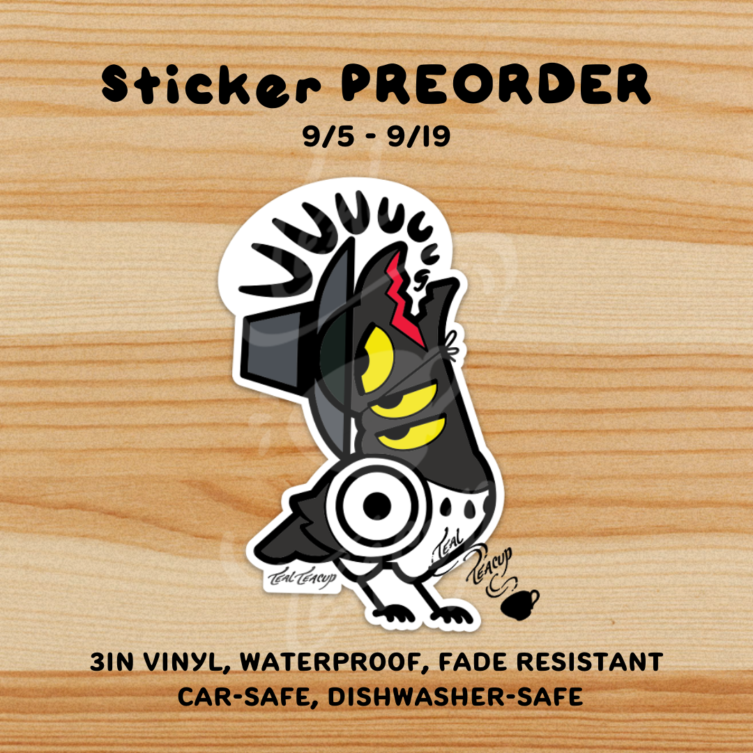 PREORDER: Sussie Bird “Uug” Sticker Sticker
