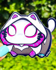 ChonkCat SpiderGwen Sticker Sticker