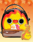 Fire Demon Cutie Double-Sided ITA Bag w/FREE Flame Baby Pin ITA BAG