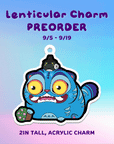 PREORDER: Chonk Derpy Tiger Planter Lenticular Charm Charms