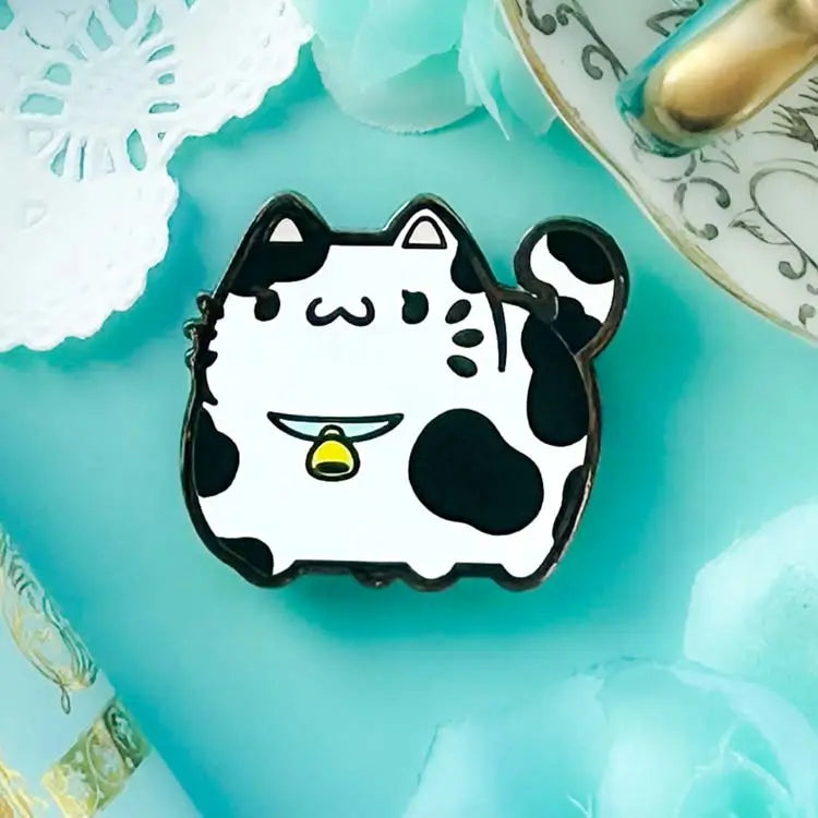 ChonkCat Cow Pin Enamel Pin