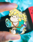 Link Run Pin Enamel Pin
