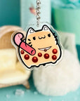 ChonkCat Milk Tea Boba Charm Keychain