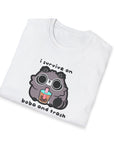 "I survive on boba and trash" Chonk Trash Panda T-Shirt Printify