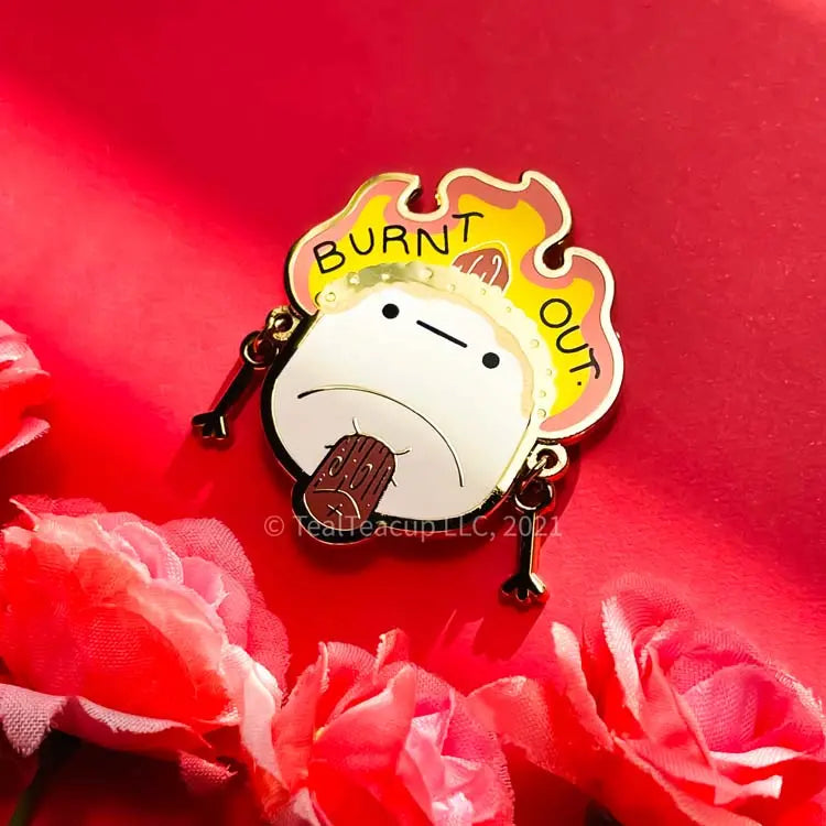 BurntOut Pin Enamel Pin