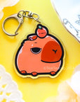ChonkCapibara Charm Keychain