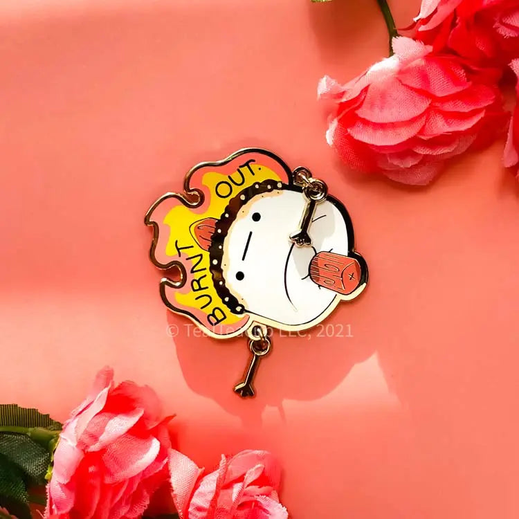 BurntOut Pin Enamel Pin