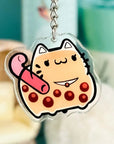ChonkCat Milk Tea Boba Charm Keychain