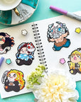 BUNDLE: 5 Demon Run Stickers Sticker Bundle