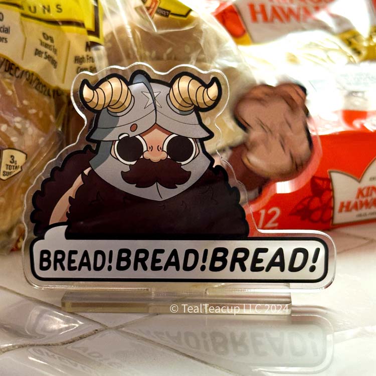 🚨 PREORDER: Bread! Bread! Bread! Senshi Standee TealTeacup LLC