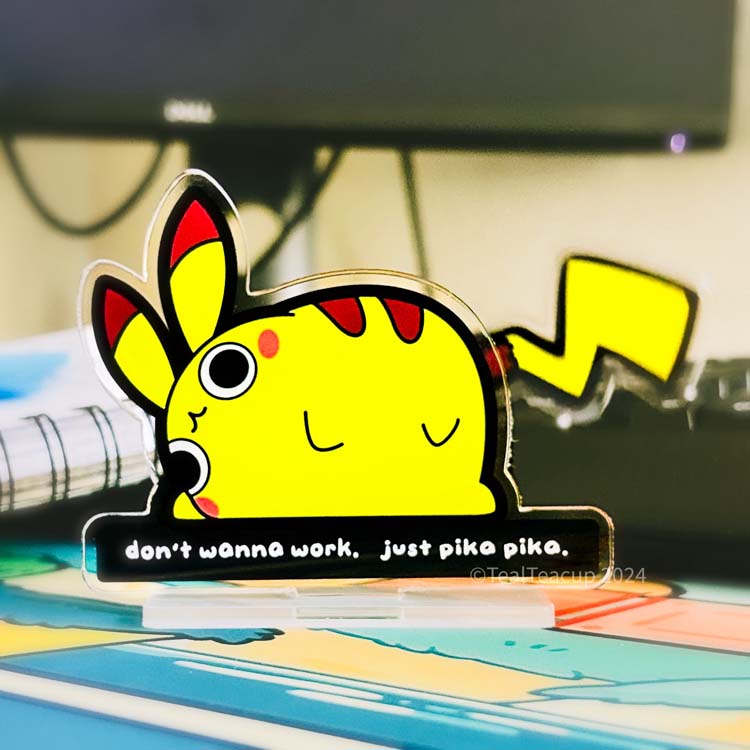Pikaderp Standee - TealTeacup LLC