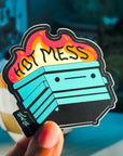 Hot Mess Sticker Sticker