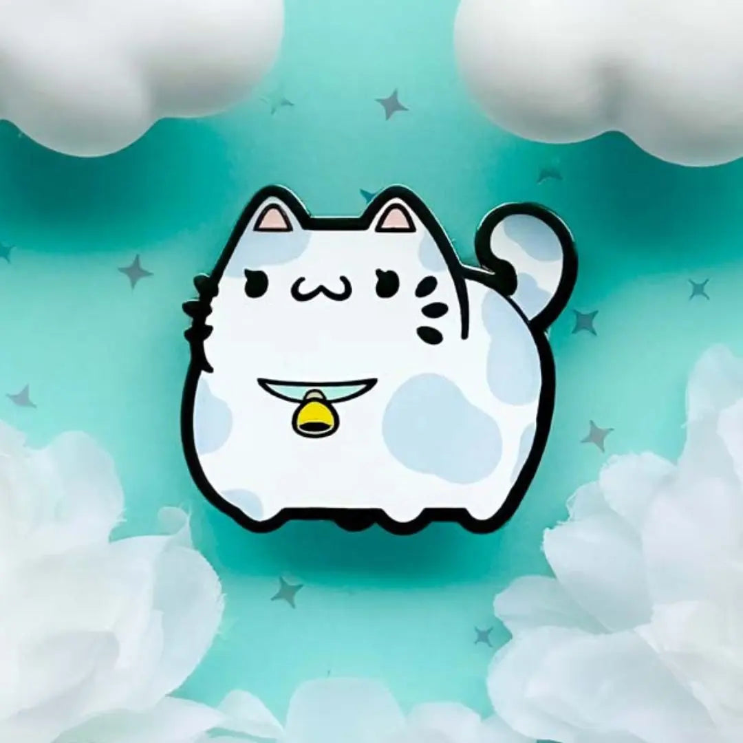 ChonkCat Cloud Cow Pin Enamel Pin