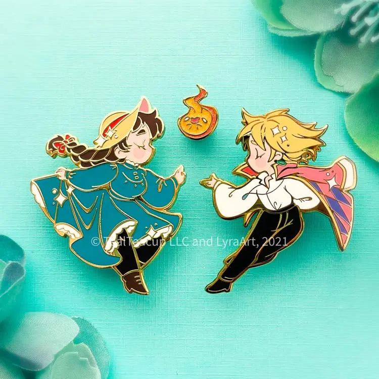 TealxLyra Collab Day Pin Enamel Pin Set