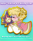 PREORDER: Blonde Howl "Catch a Falling Star" Pin (Glitter Variant) Enamel Pin