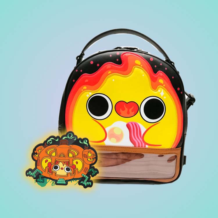 Fire Demon Cutie Double-Sided ITA Bag - TealTeacup LLC