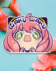 Waku Waku Decal Car Decal