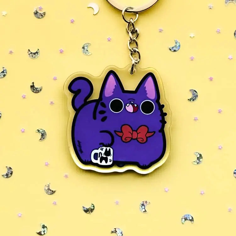 ChonkCat Jiji Charm Keychain