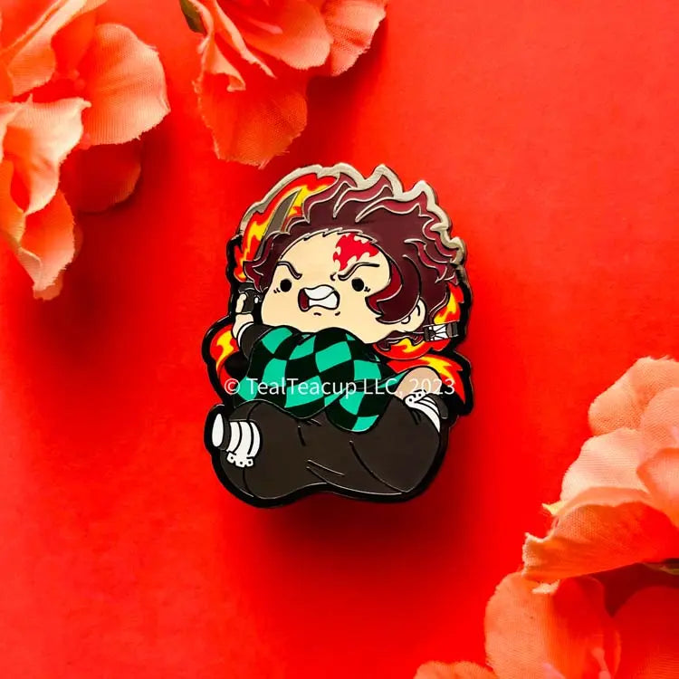 Tanji Run Fire Variant Pin Enamel Pin
