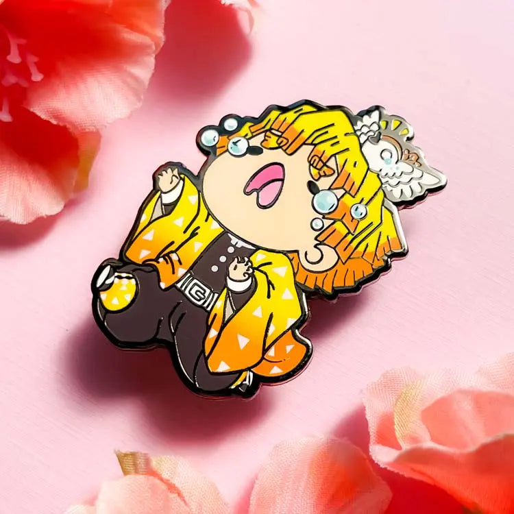 Zenny Running Pin Enamel Pin