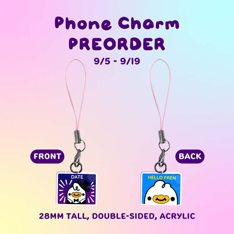 PREORDER: KPDH Invite Double-Sided Phone Charm Charms