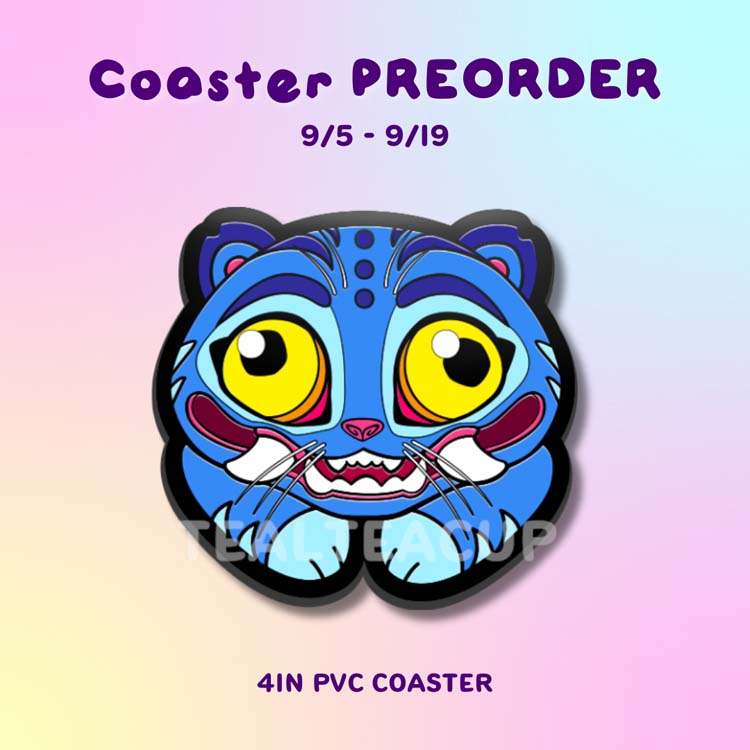 PREORDER: Derpy Tiger Coaster Coaster Coaster