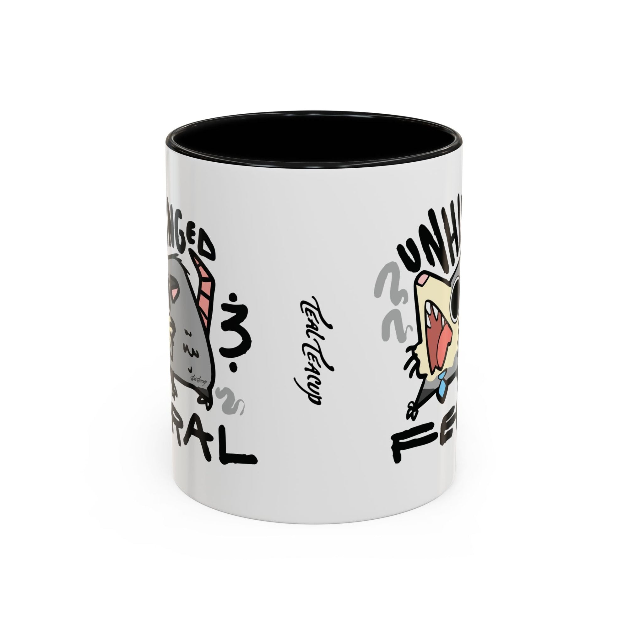 Unhinged & Feral Opposum Mug Printify