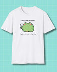 “I identify as a threat..” ChonkFrog T-Shirt Printify