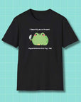 “I identify as a threat..” ChonkFrog T-Shirt Printify