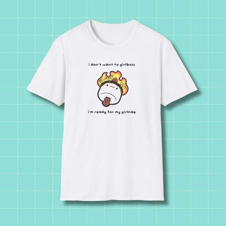 BurntOut Girlboss T-Shirt Printify