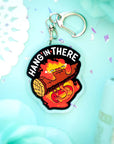 Calcifer Hang In There Charm Keychain