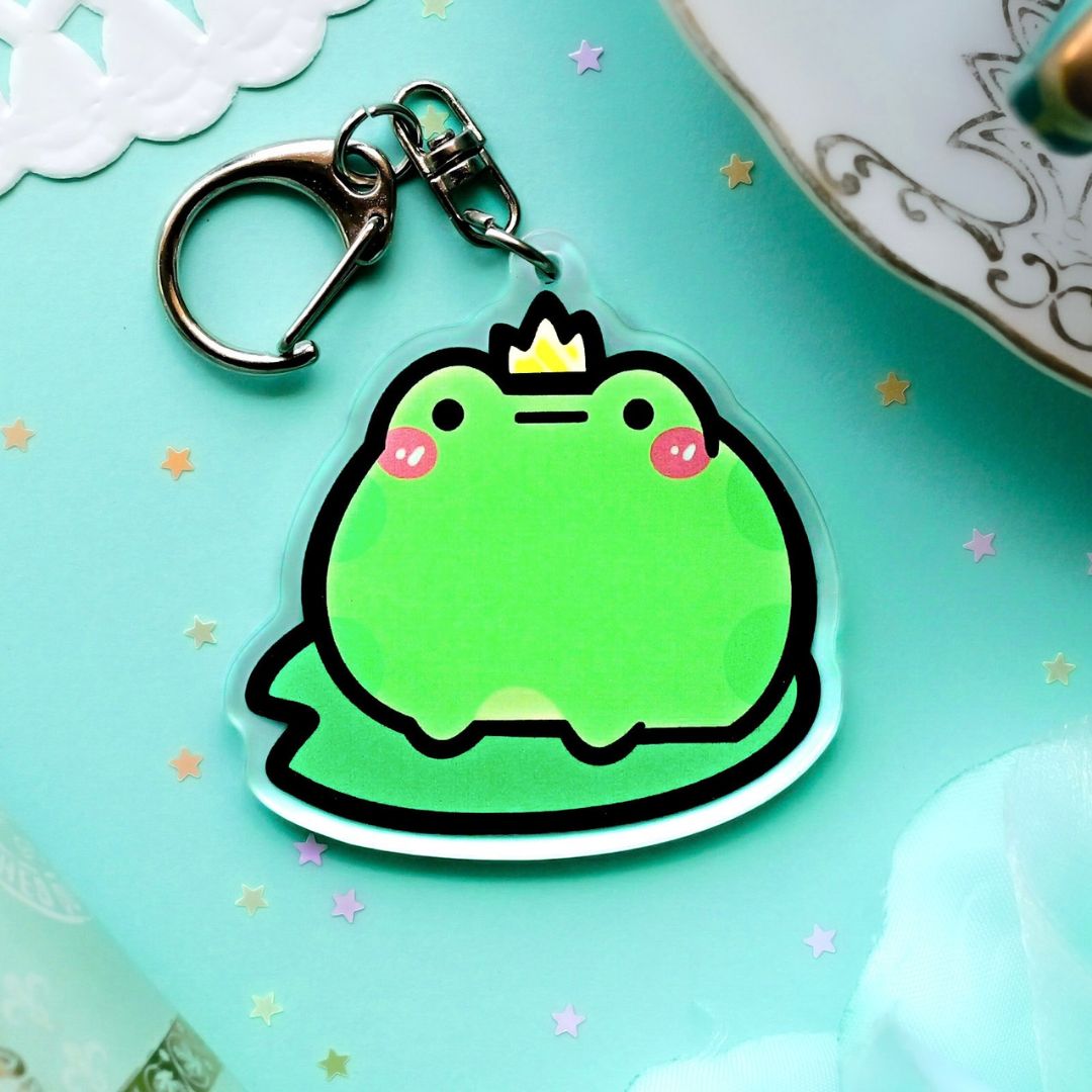 ChonkFrog Prince Charm Keychain