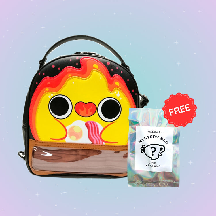 Fire Demon Cutie Double-Sided ITA Bag w/FREE MEDIUM MYSTERY BAG ITA BAG