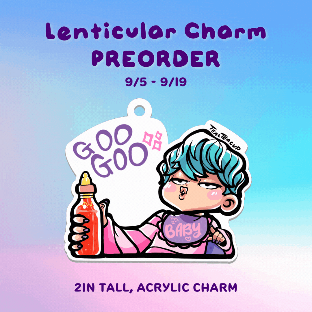 PREORDER: Baby Saja Lenticular Charm Charms