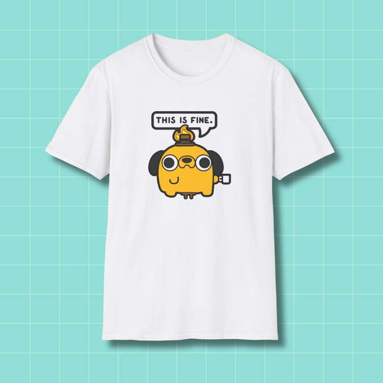 This is Fine Dog T-Shirt Printify