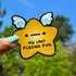 “My Last Flying Fk” Gold Star Sticker Sticker
