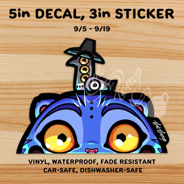 PREORDER: Derpy & Sussie Peeker Sticker & Decal Sticker