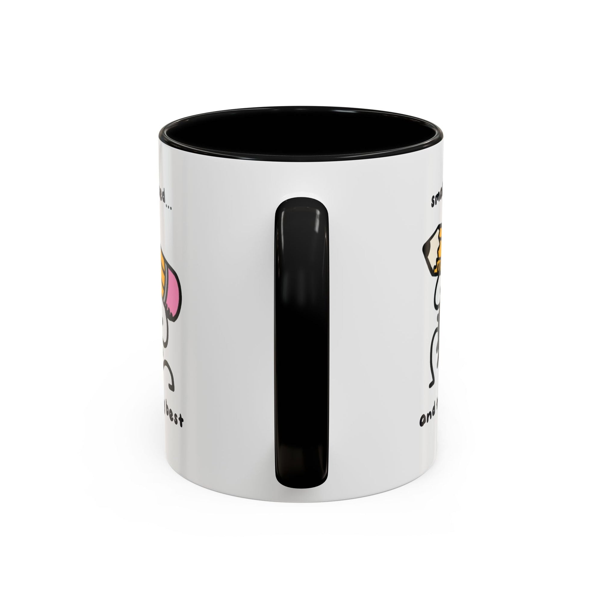 "small, stressed & trying my best" Soot Sprite Mug Printify