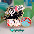 "Fak" Critical Fail ChonkCrow Pin Enamel Pin