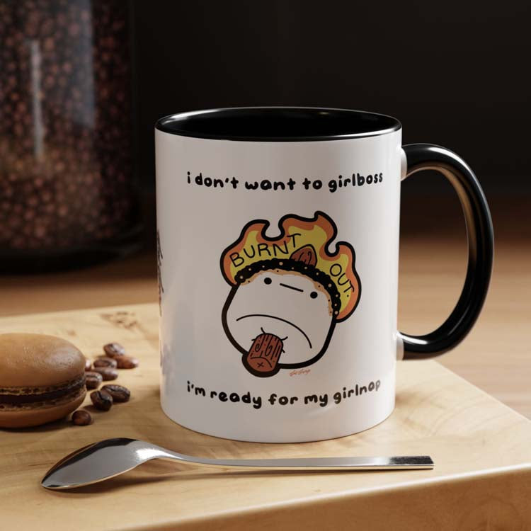 BurntOut Girlboss Mug Printify
