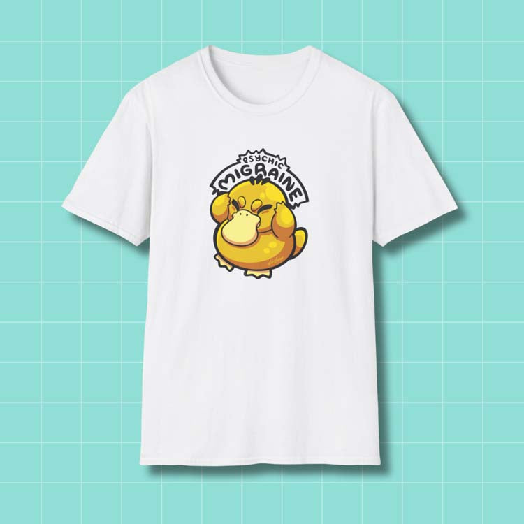Psyduck Psychic Migraine T-Shirt Printify