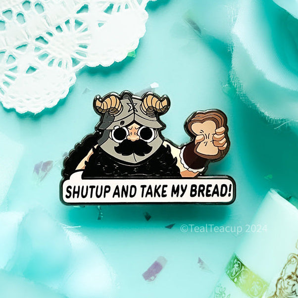 🚨 PREORDER: Shut Up and Take my Bread Senshi Pin + Sticker Enamel Pin