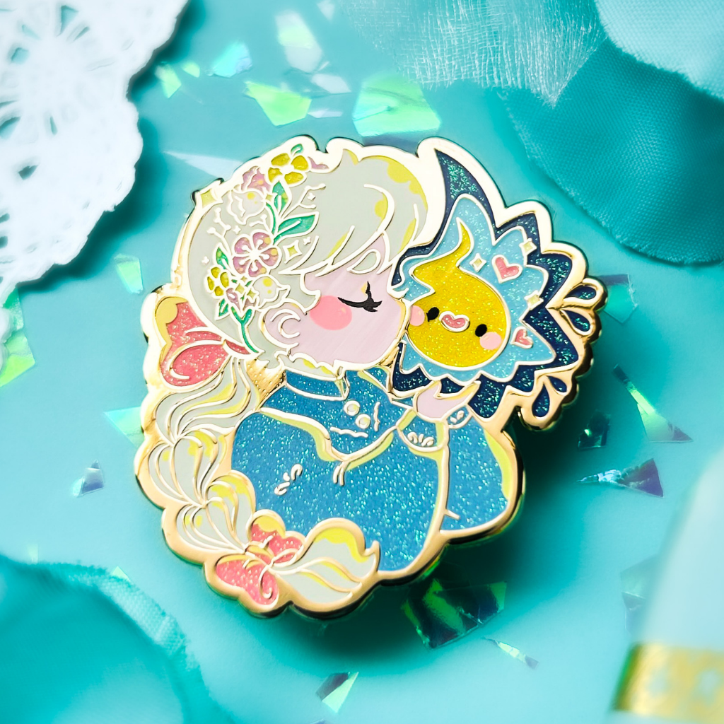 BUNDLE: Howl & Sophie Falling Heart Pins Enamel Pin