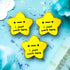 BUNDLE: 3 "I Just Work Here" Matte Gold Star Pins Enamel Pin