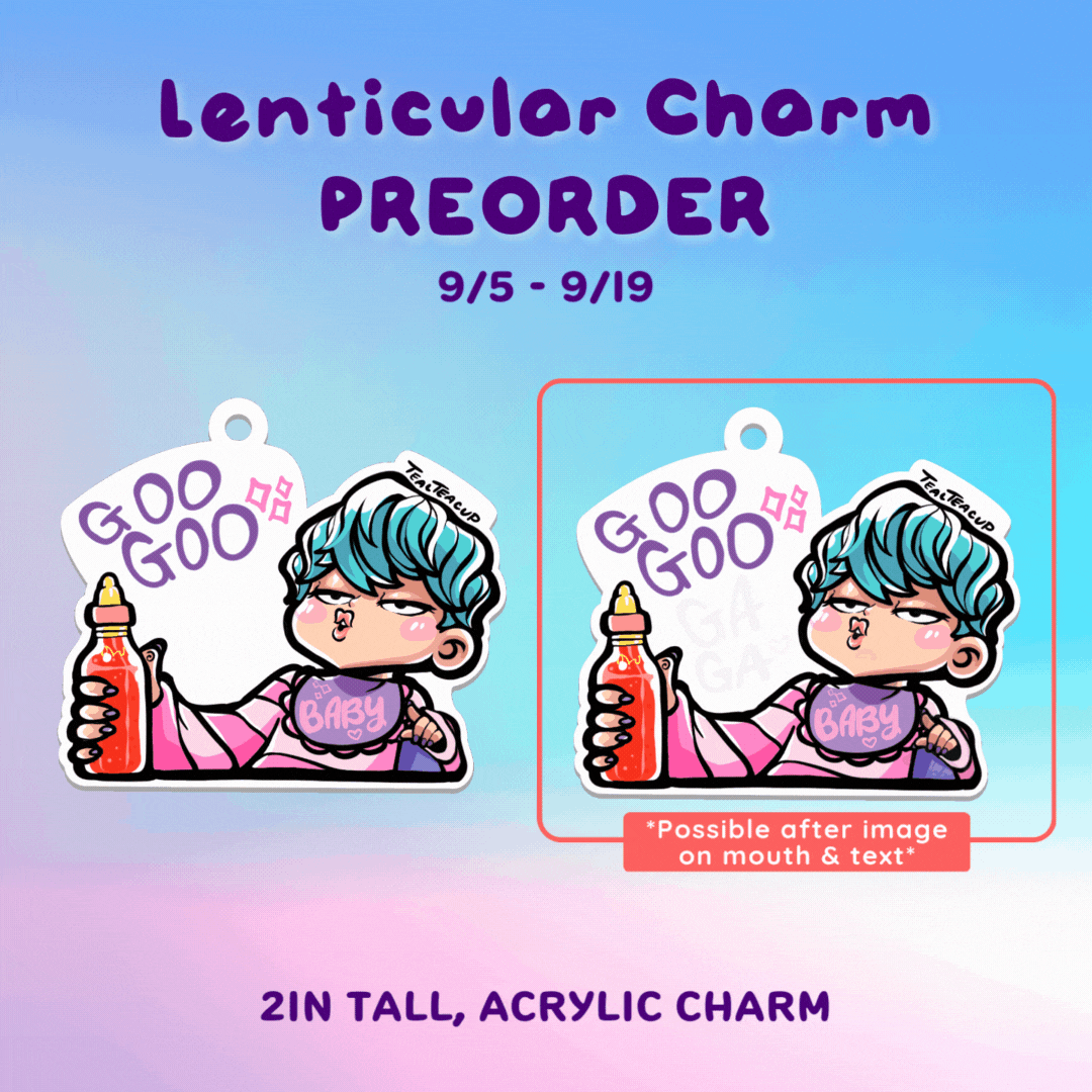 PREORDER: Baby Saja Lenticular Charm Charms