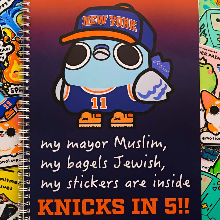 NYC ChonkPigeon Stickerbook (A4 Size) Sticker Book