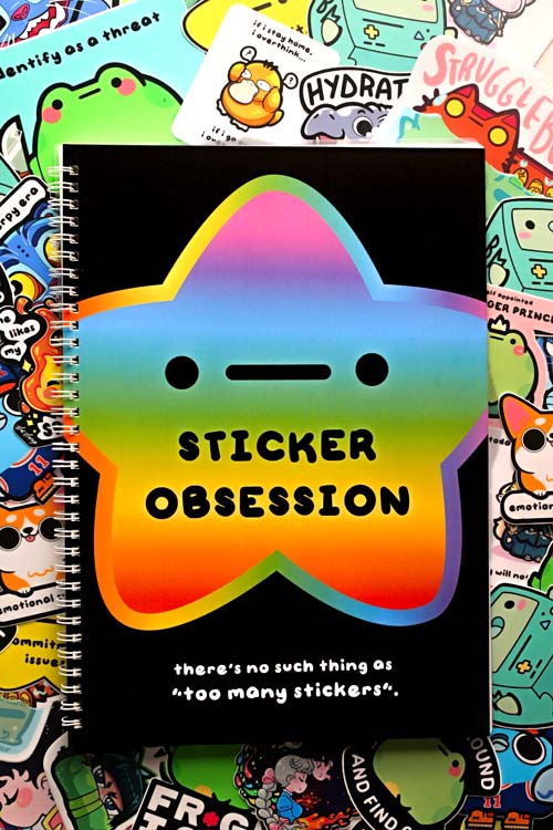 Sticker Obsession Rainbow Star Stickerbook Sticker Book