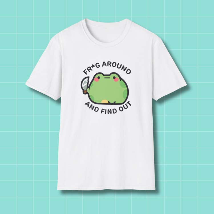 Frog Around and Find Out ChonkFrog T-Shirt Printify